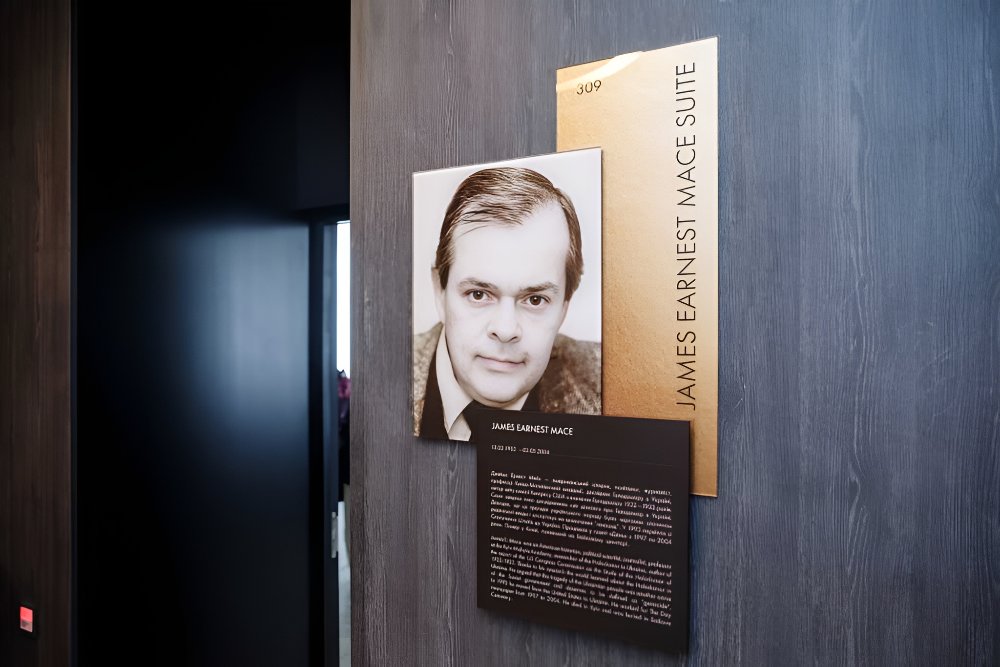 Номер названий на честь James E. Mace, фото BANKHOTEL