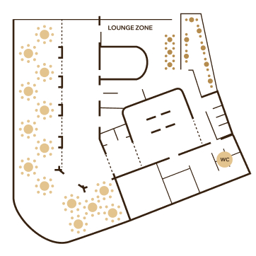 Варіант весільної розсадки гостей у ART CONGRESS HALL, фото BANKHOTEL