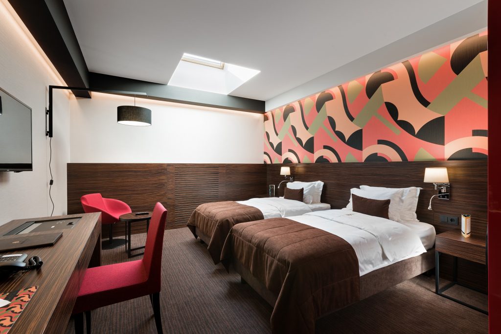 Standard room for two in Lviv, photo by BANKHOTEL