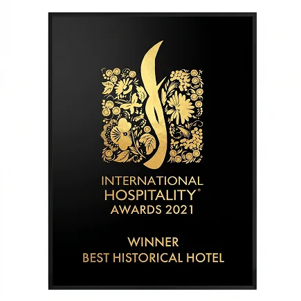 Нагорода готелю International Hospitality Awards 2021, фото BANKHOTEL
