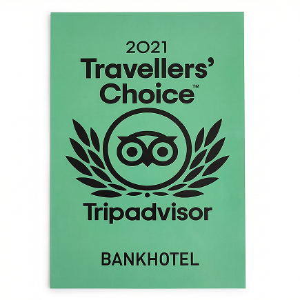 Нагорода готелю Tripadvisor Travelers’ Choice Award, фото BANKHOTEL